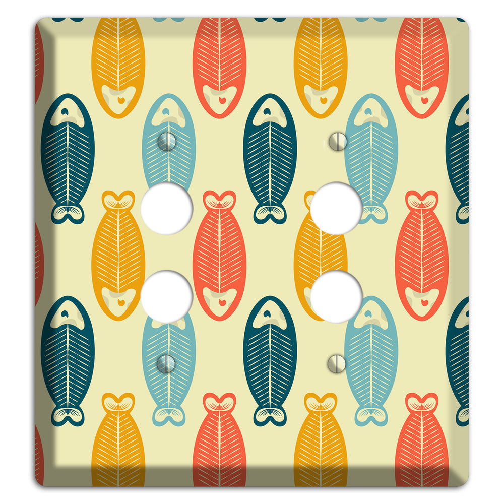 Fish 2 Pushbutton Wallplate