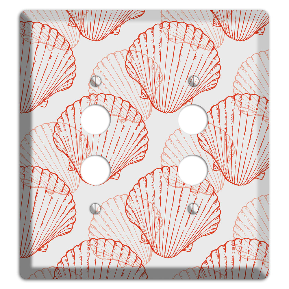 Shells 5 2 Pushbutton Wallplate