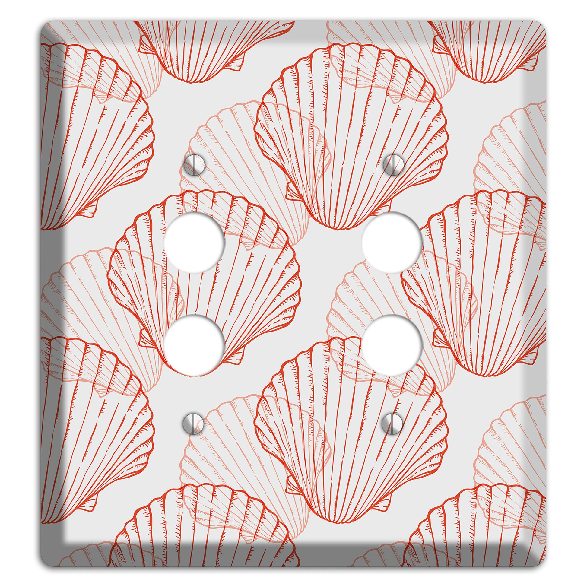 Shells 5 2 Pushbutton Wallplate