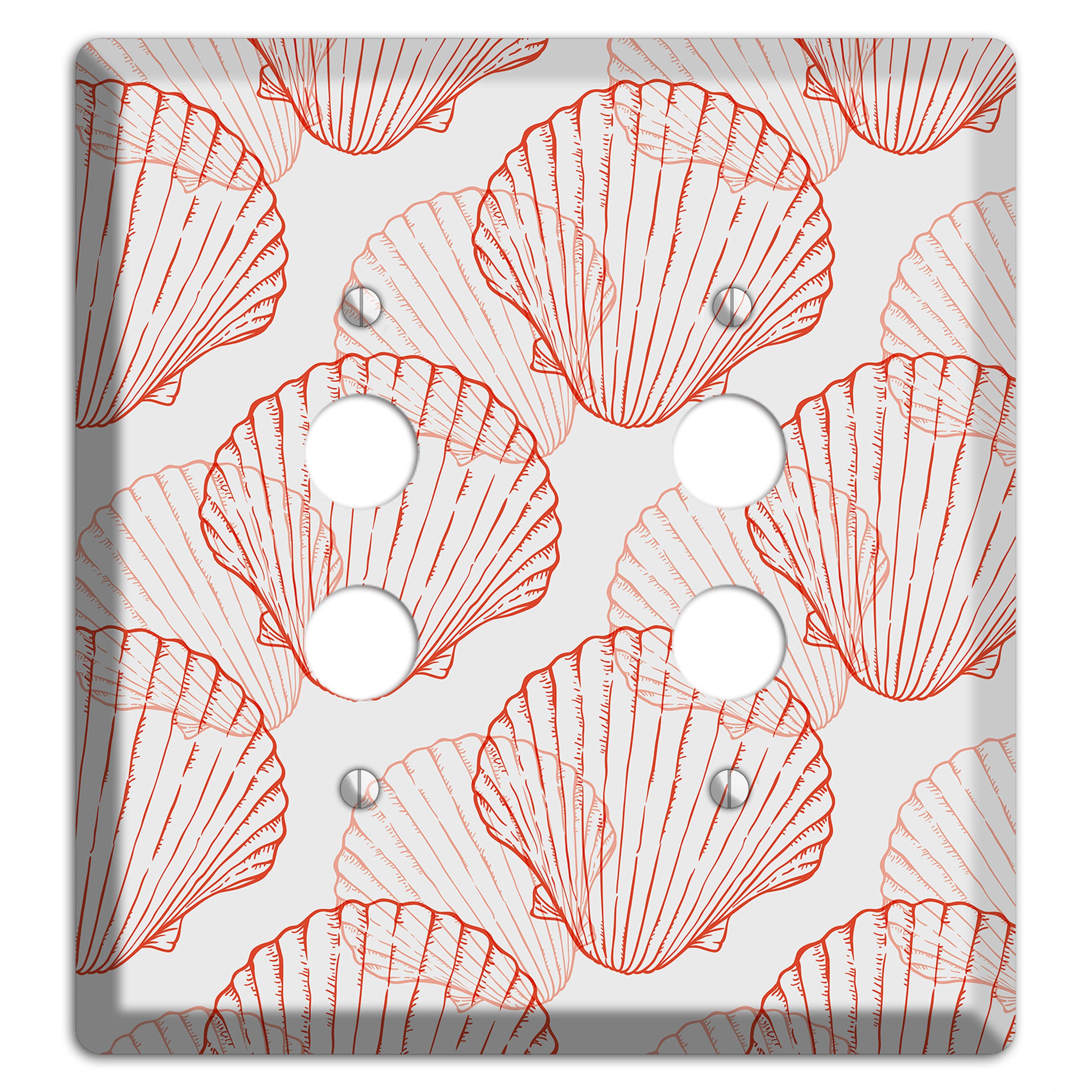Shells 5 2 Pushbutton Wallplate