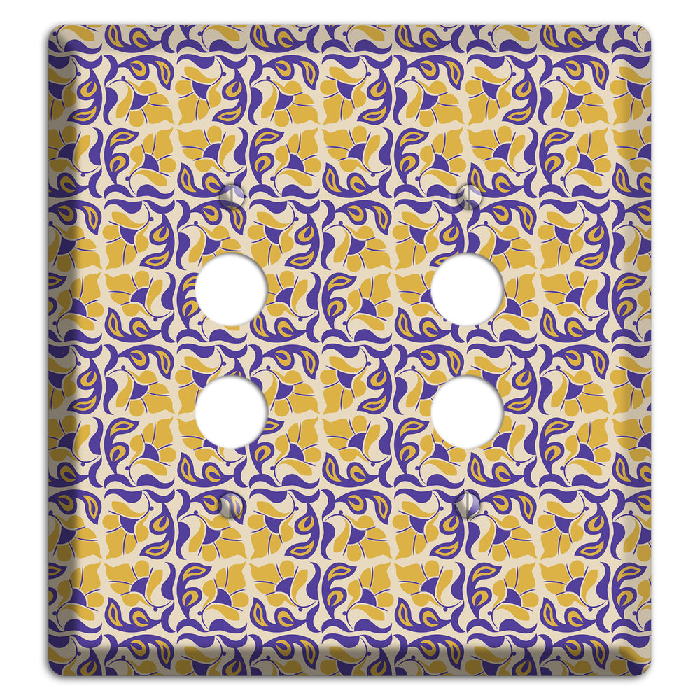 Nouveau Floral 2 Pushbutton Wallplate