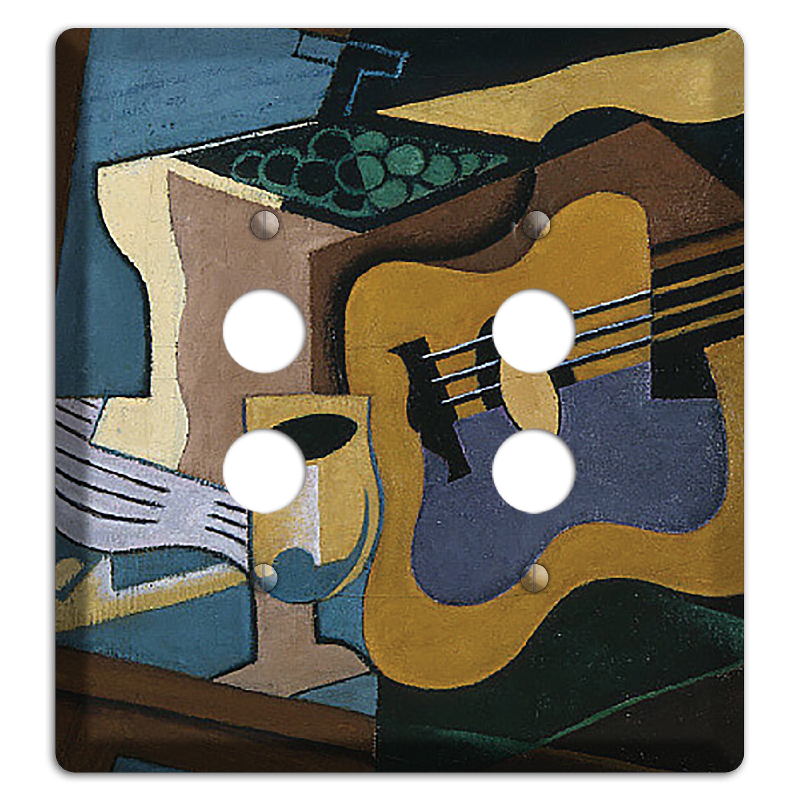 Juan Gris 3 2 Pushbutton Wallplate