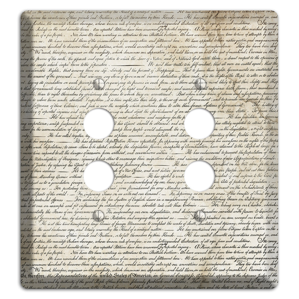 Stained Script 2 Pushbutton Wallplate