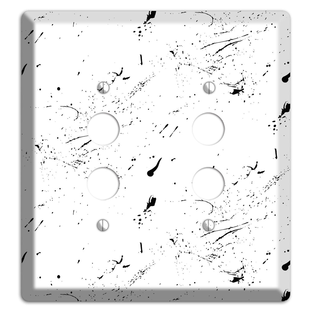 Ink Splash 1 2 Pushbutton Wallplate