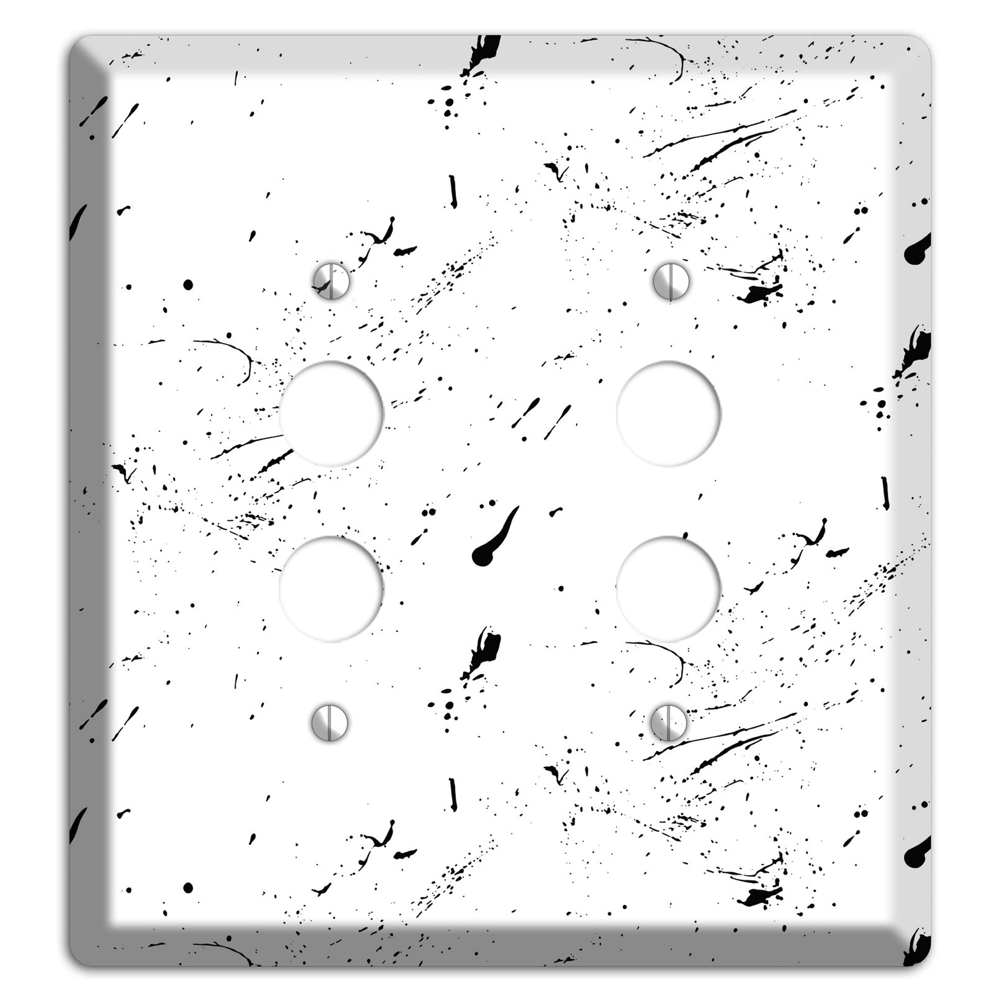 Ink Splash 1 2 Pushbutton Wallplate