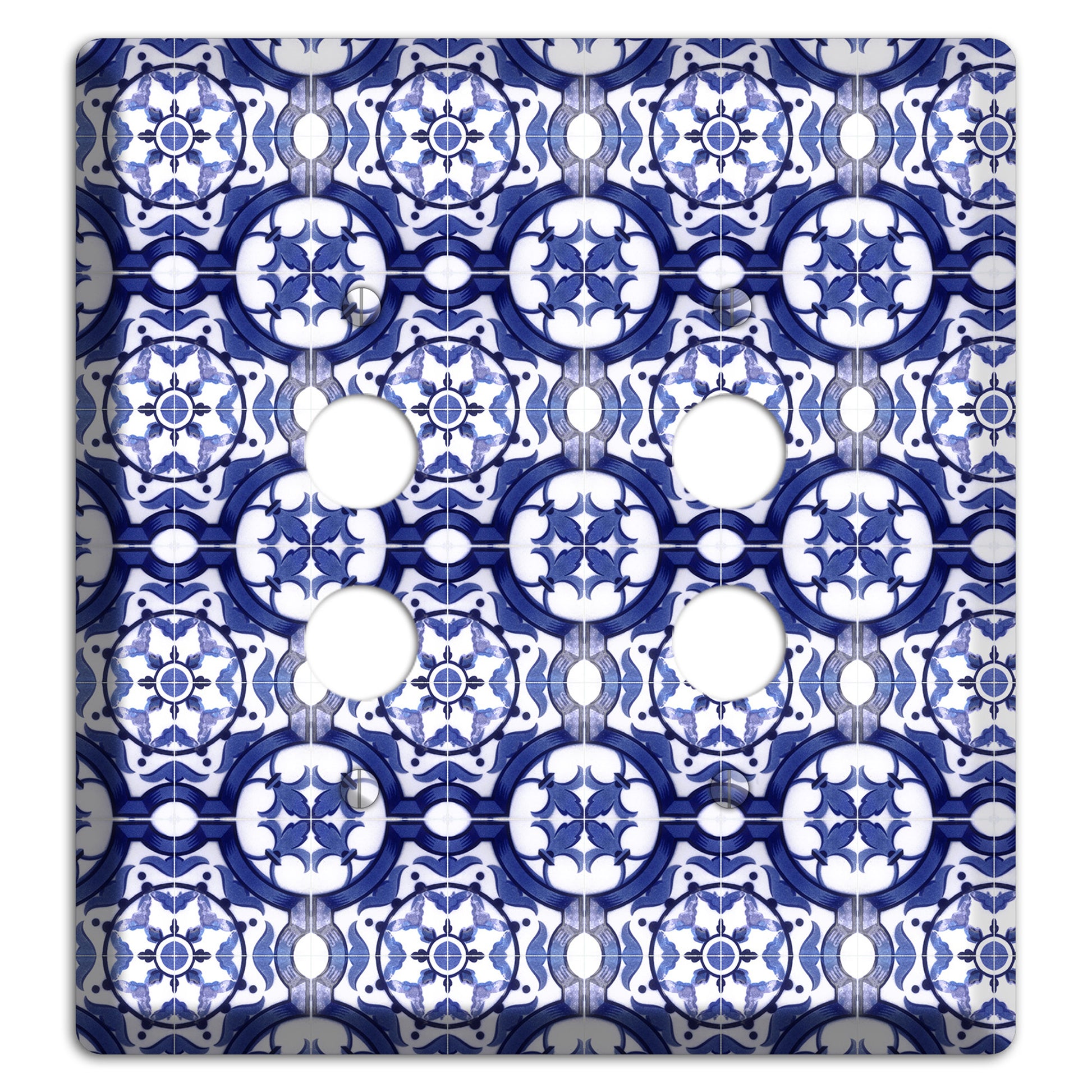 Tavira Tiles 10 2 Pushbutton Wallplate
