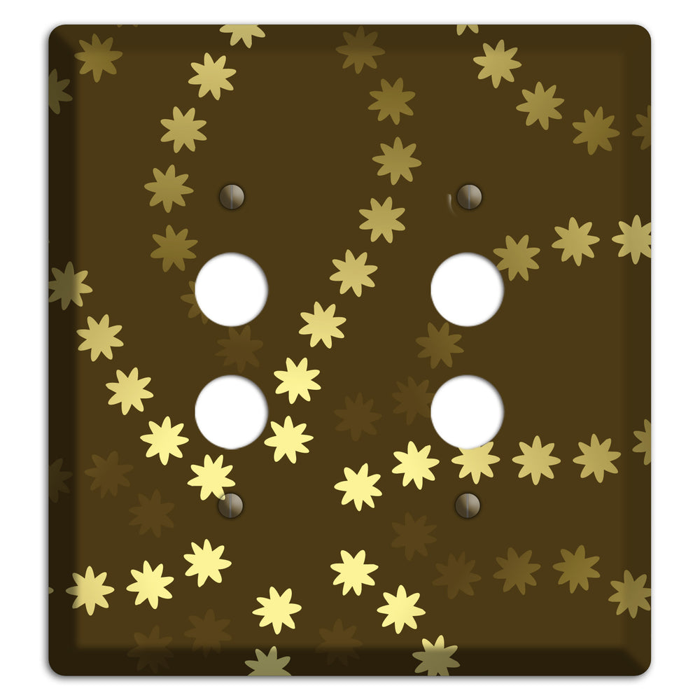 Multi Olive Constellation 2 Pushbutton Wallplate