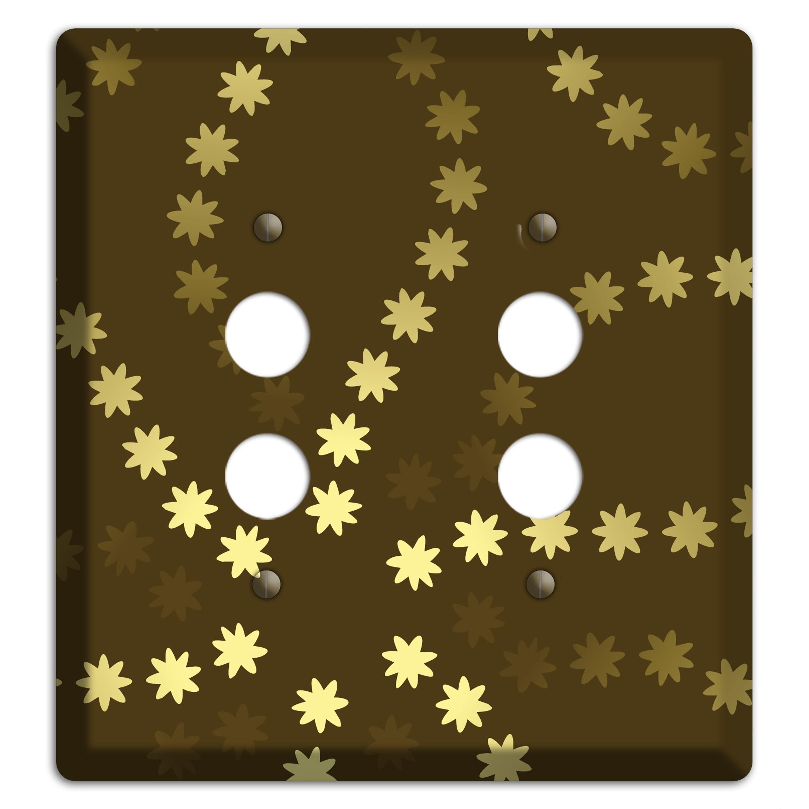 Multi Olive Constellation 2 Pushbutton Wallplate