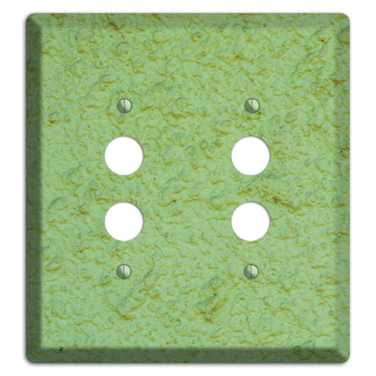 Green Concrete 2 Pushbutton Wallplate