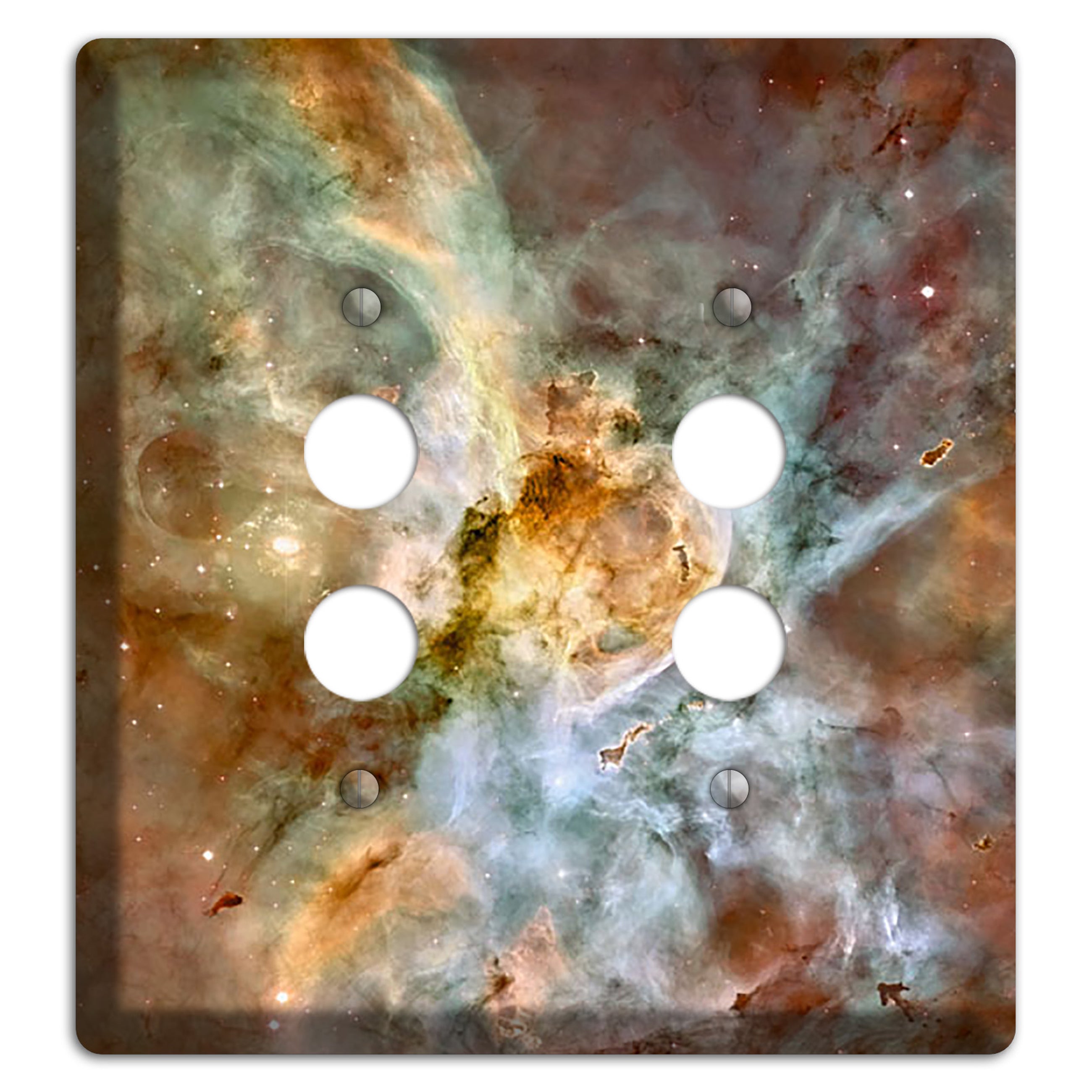 Star birth in the extreme 2 Pushbutton Wallplate