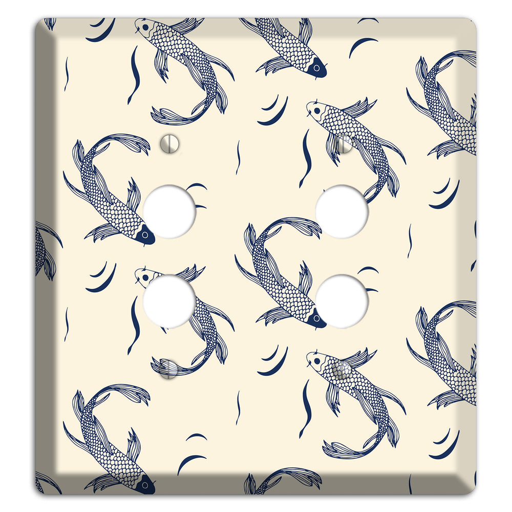 Koi Pond 1 2 Pushbutton Wallplate