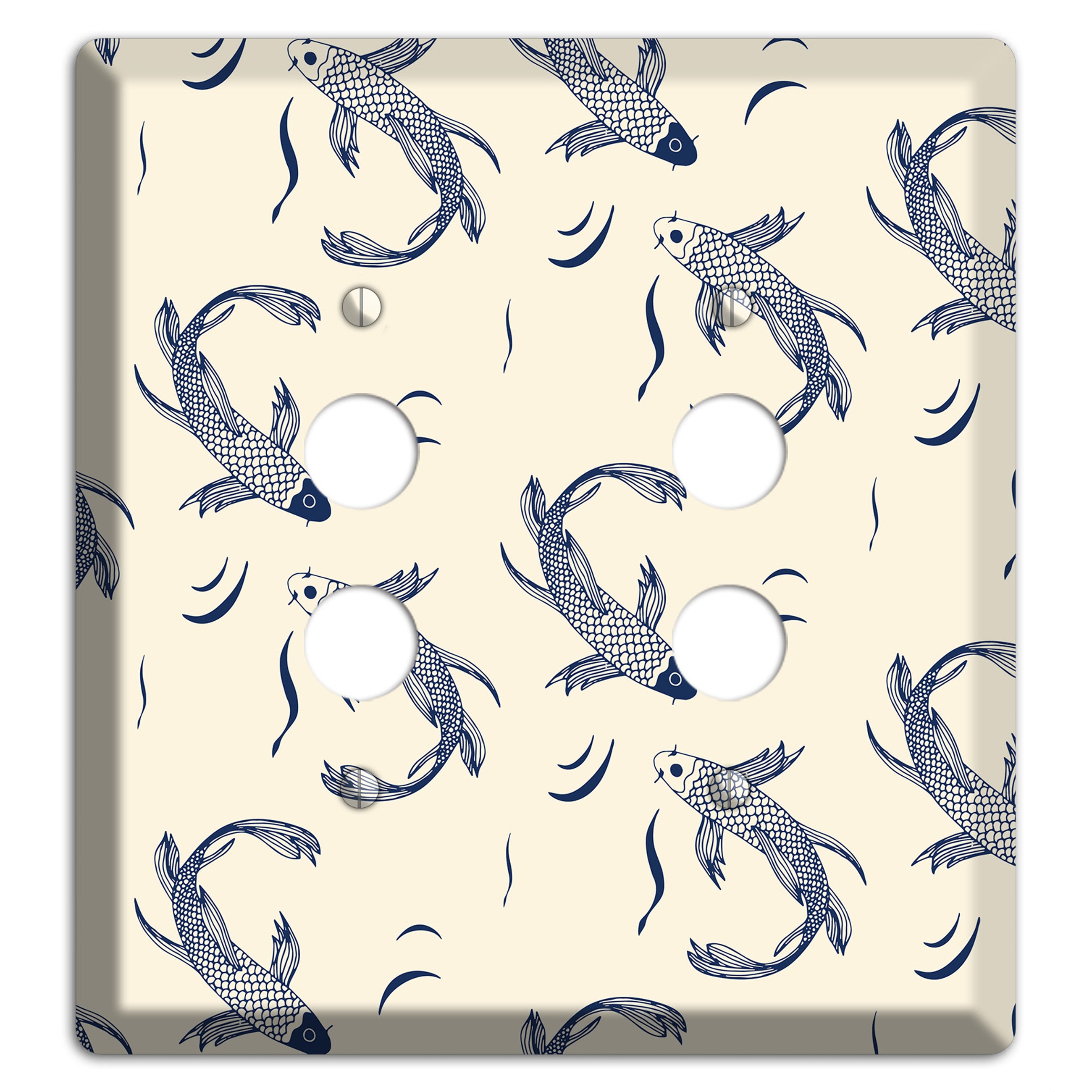 Koi Pond 1 2 Pushbutton Wallplate
