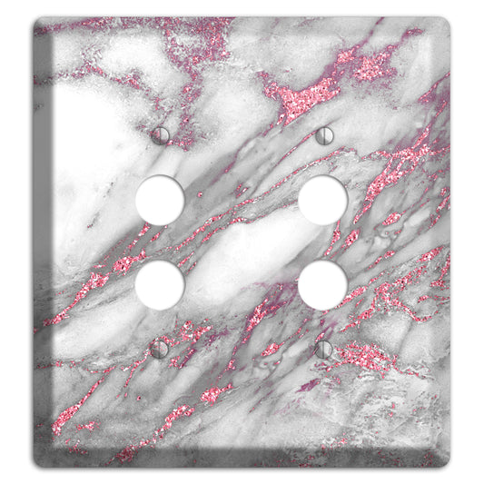 Can Can Marble 2 Pushbutton Wallplate
