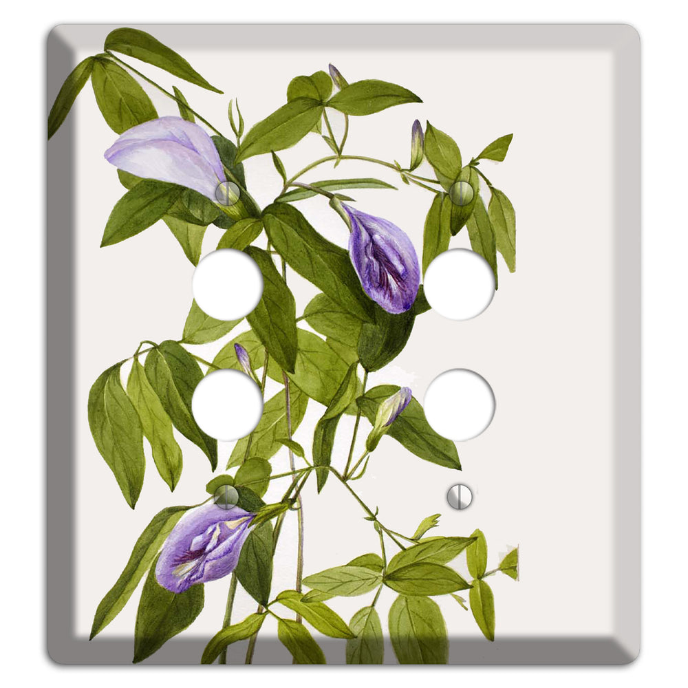 Clitoria Mariana 2 Pushbutton Wallplate