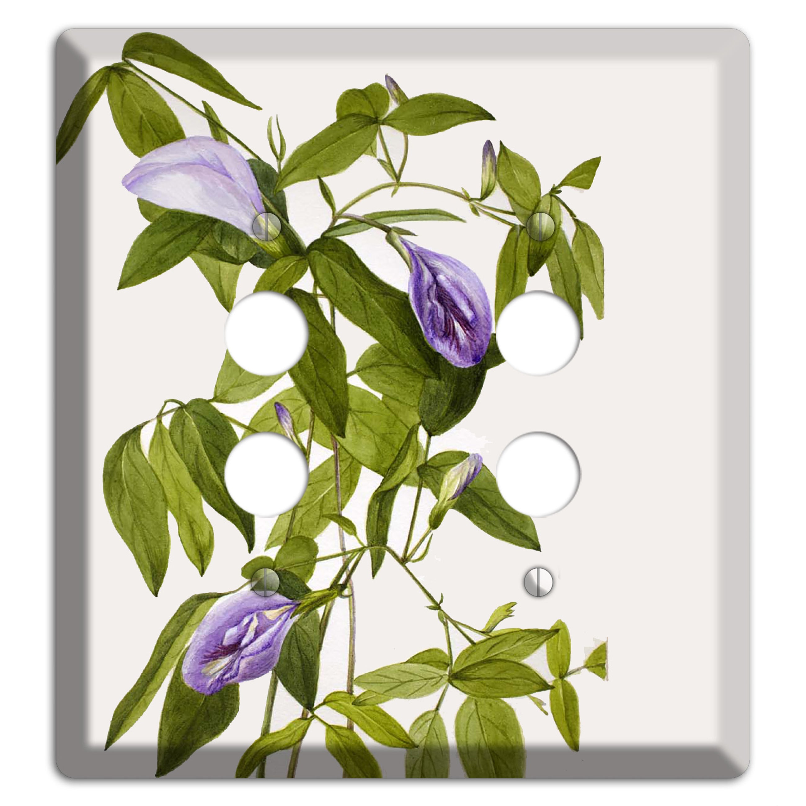 Clitoria Mariana 2 Pushbutton Wallplate