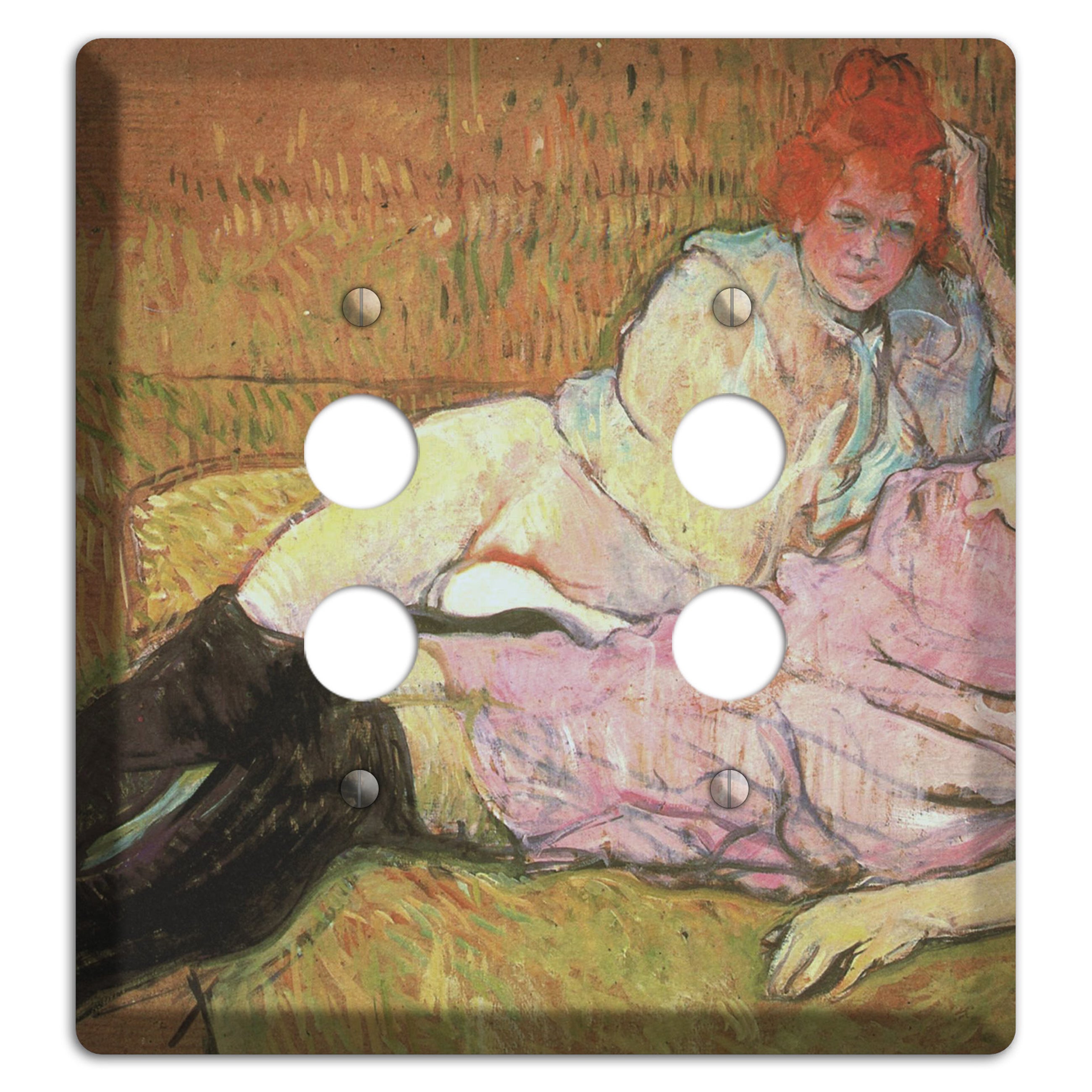 Toulouse-Lautrec 2 2 Pushbutton Wallplate