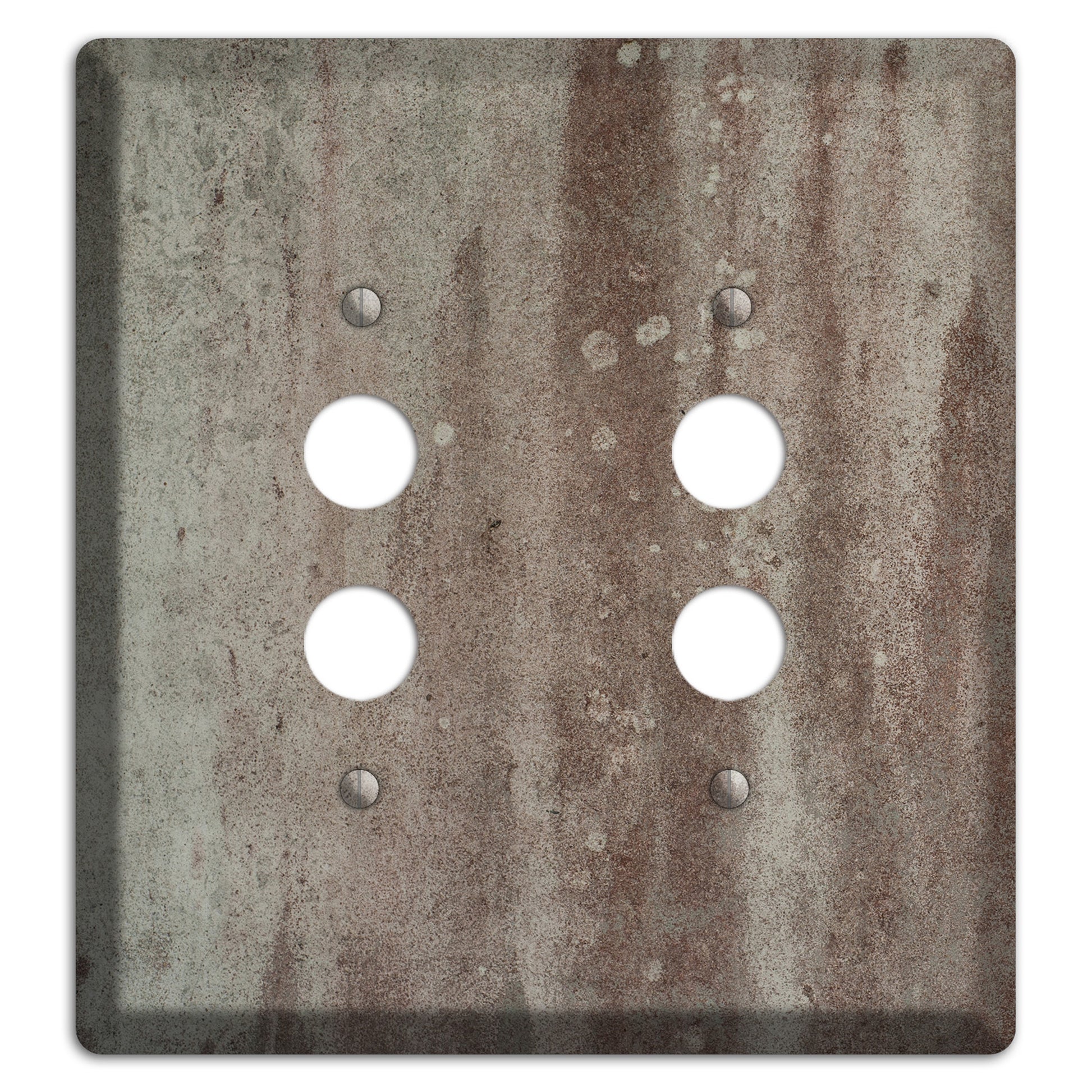 Old Concrete 14 2 Pushbutton Wallplate