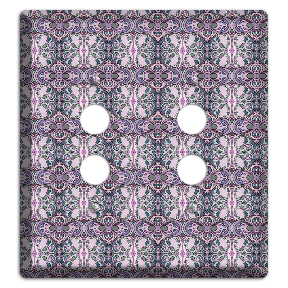 Pink Purple Sage Tapestry 2 2 Pushbutton Wallplate