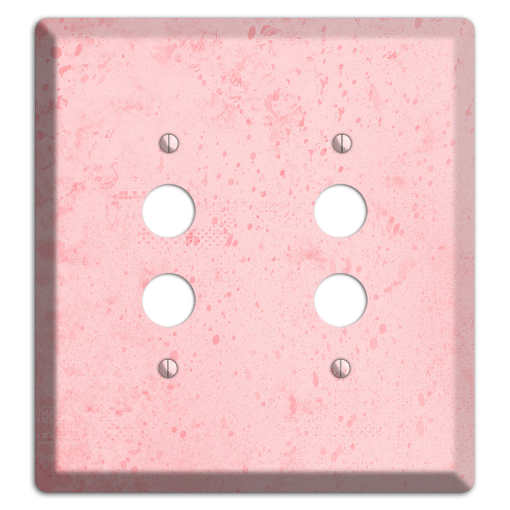 ShockingPpink Soft Coral 2 Pushbutton Wallplate