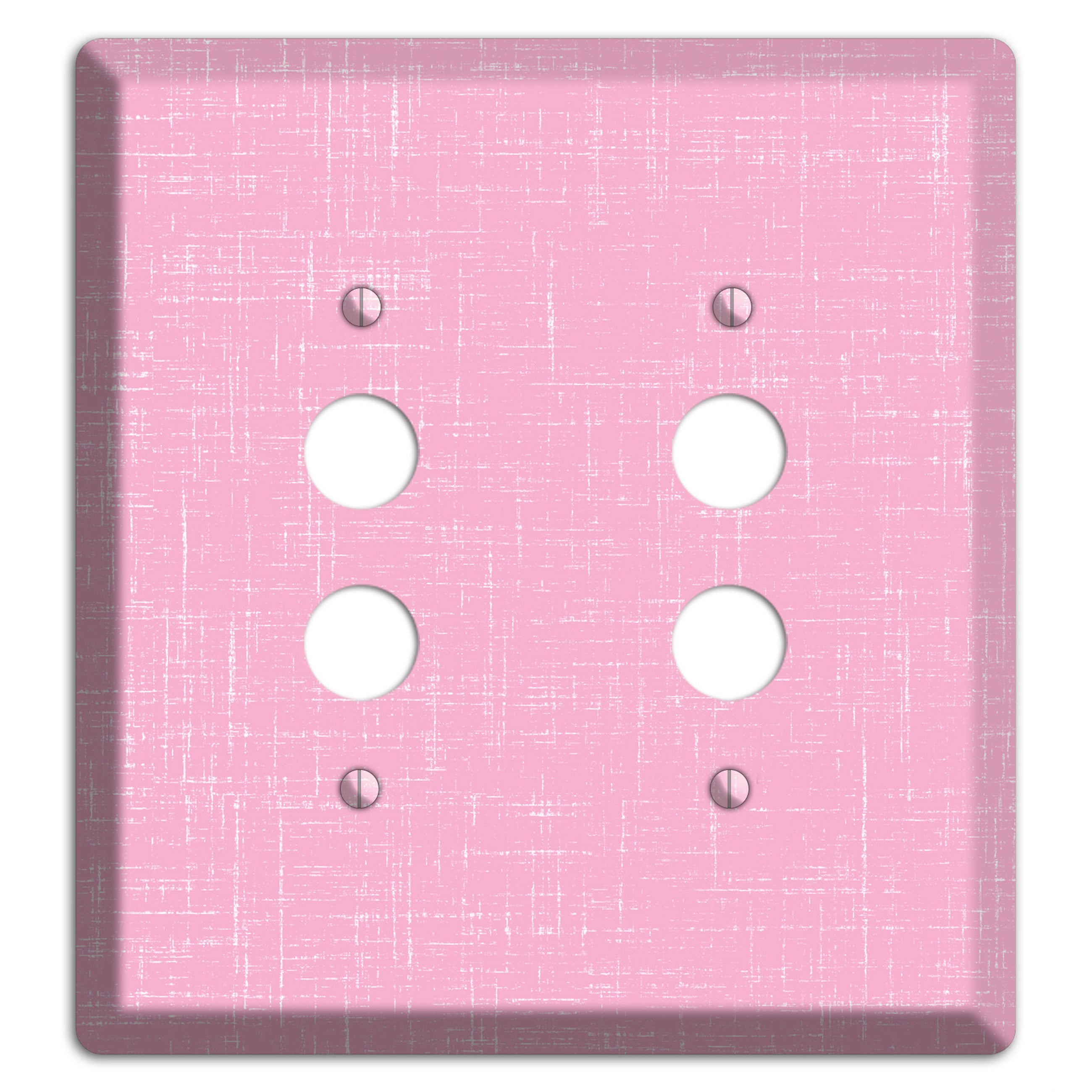 Chantilly Pink Texture 2 Pushbutton Wallplate