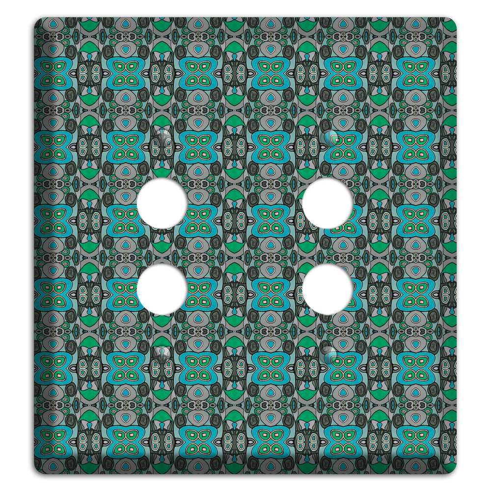 Green Tapestry 2 Pushbutton Wallplate