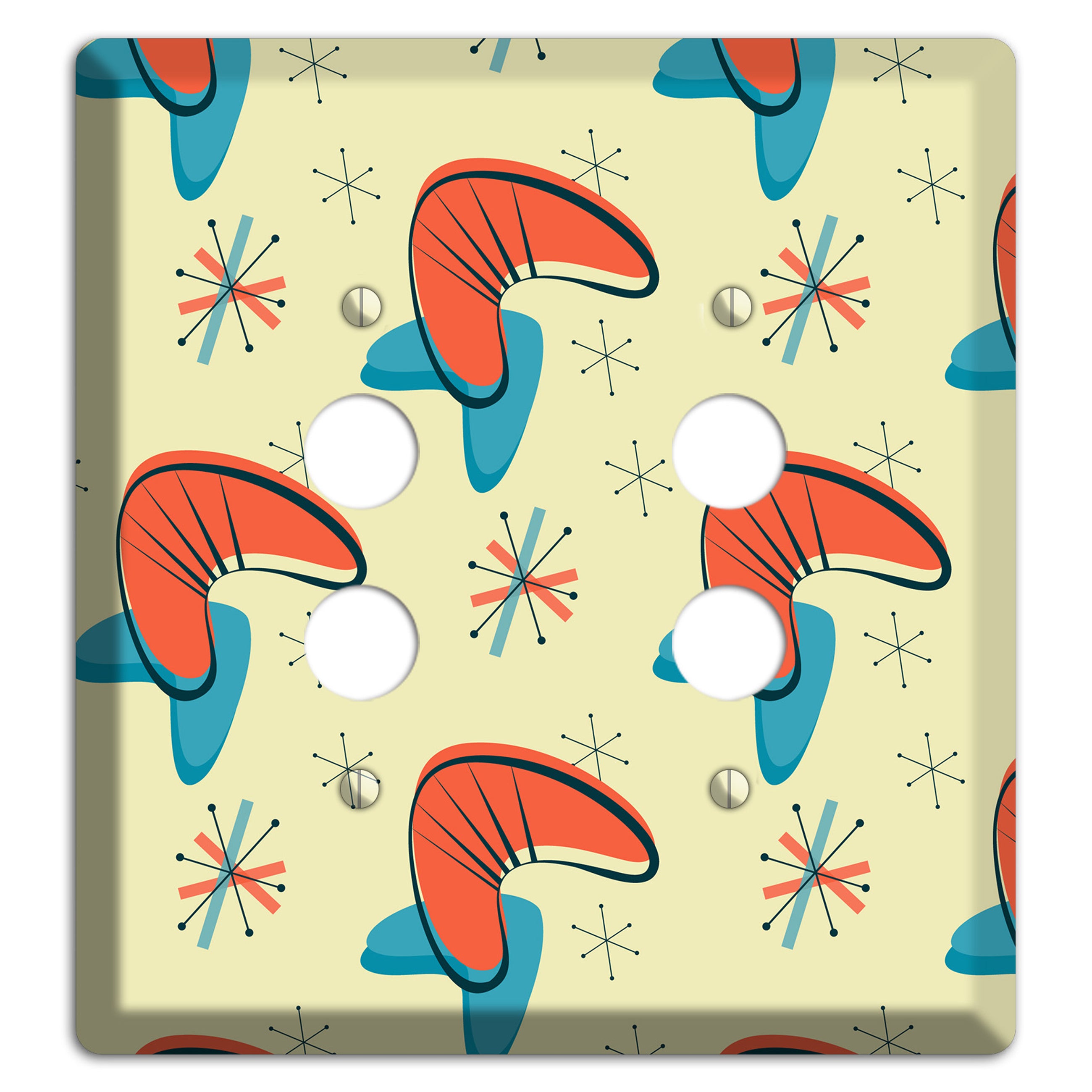 Atomic Boomerang 2 Pushbutton Wallplate