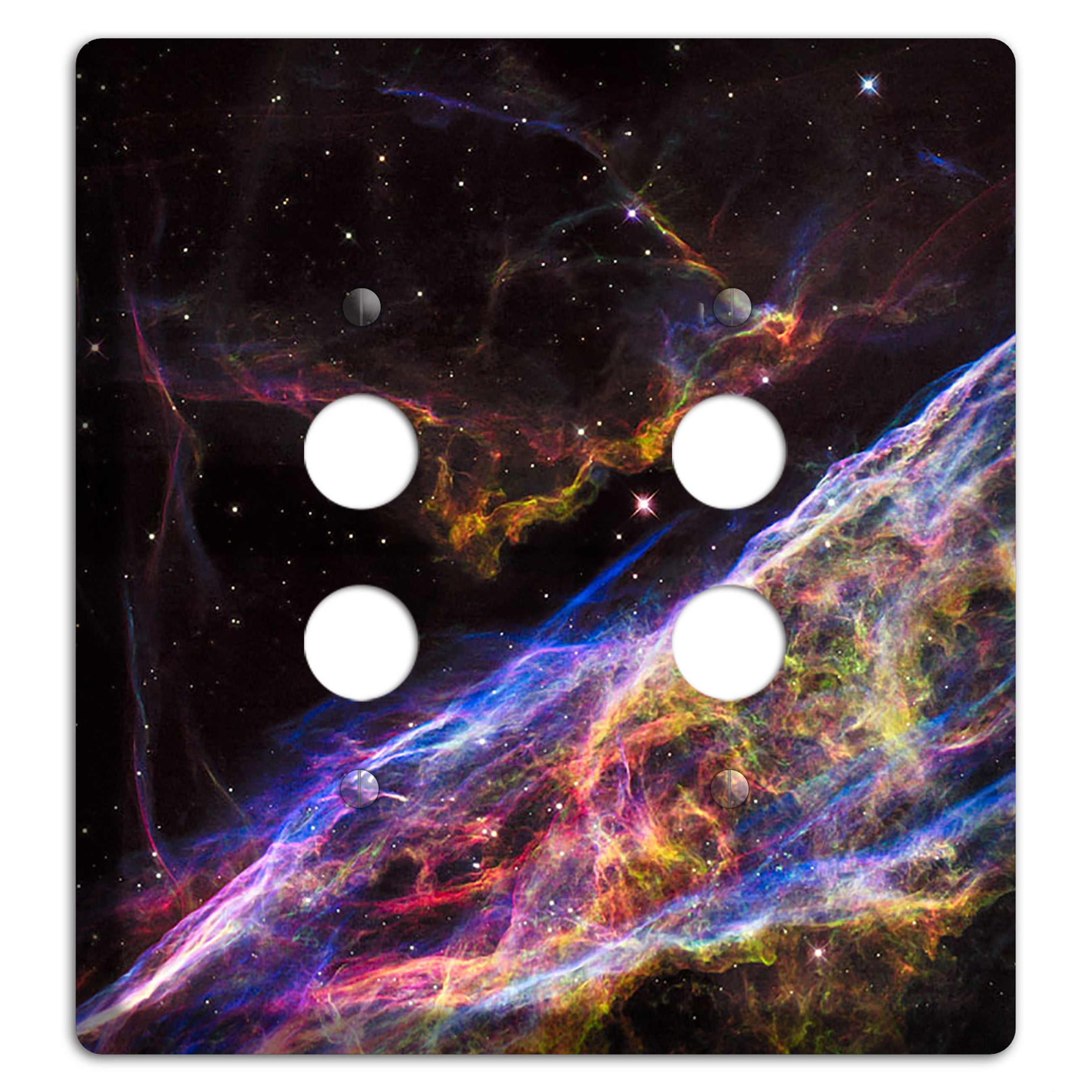 Veil Nebula 2 Pushbutton Wallplate