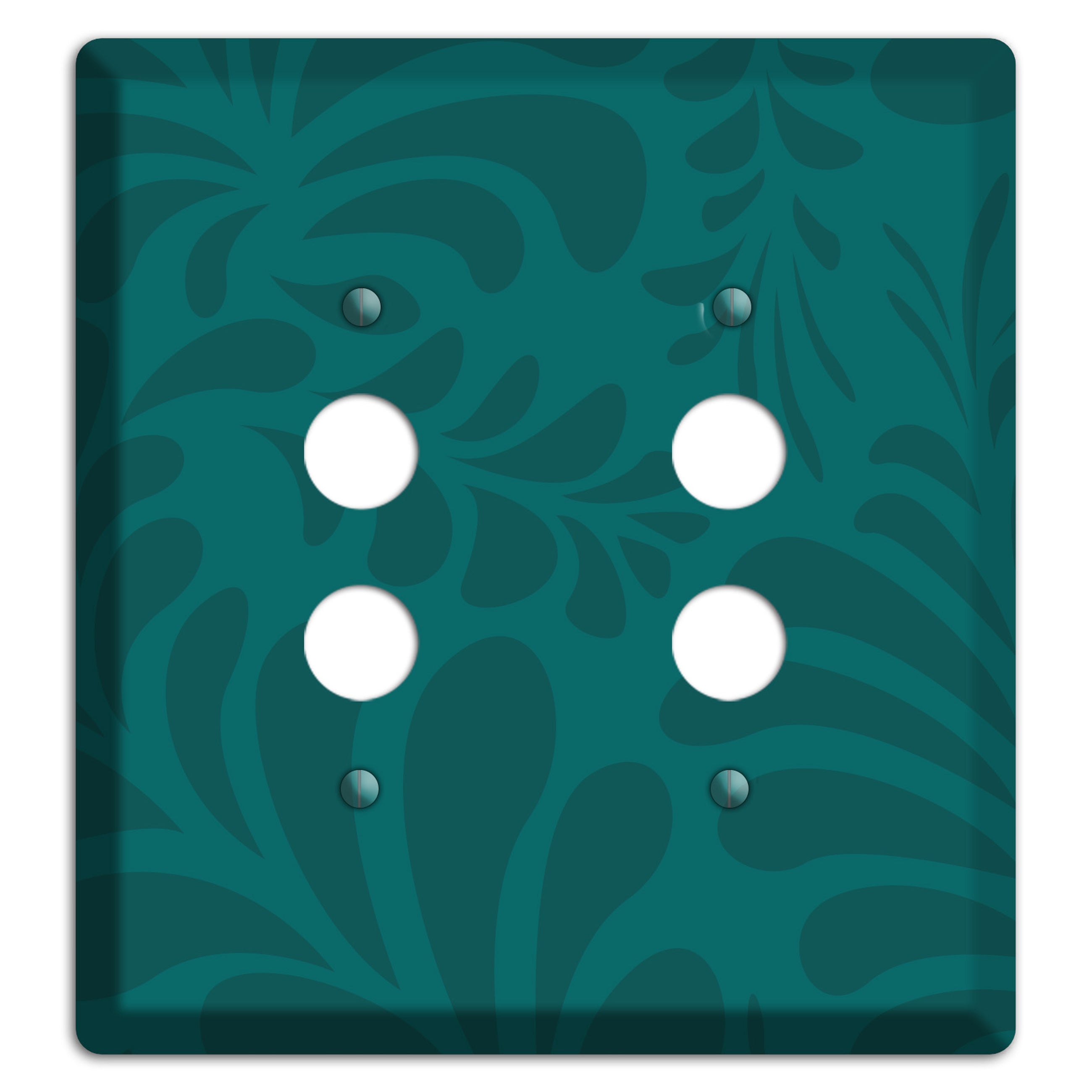 Jade Herati 2 Pushbutton Wallplate