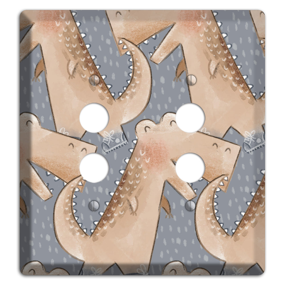 Alligator March 2 Pushbutton Wallplate
