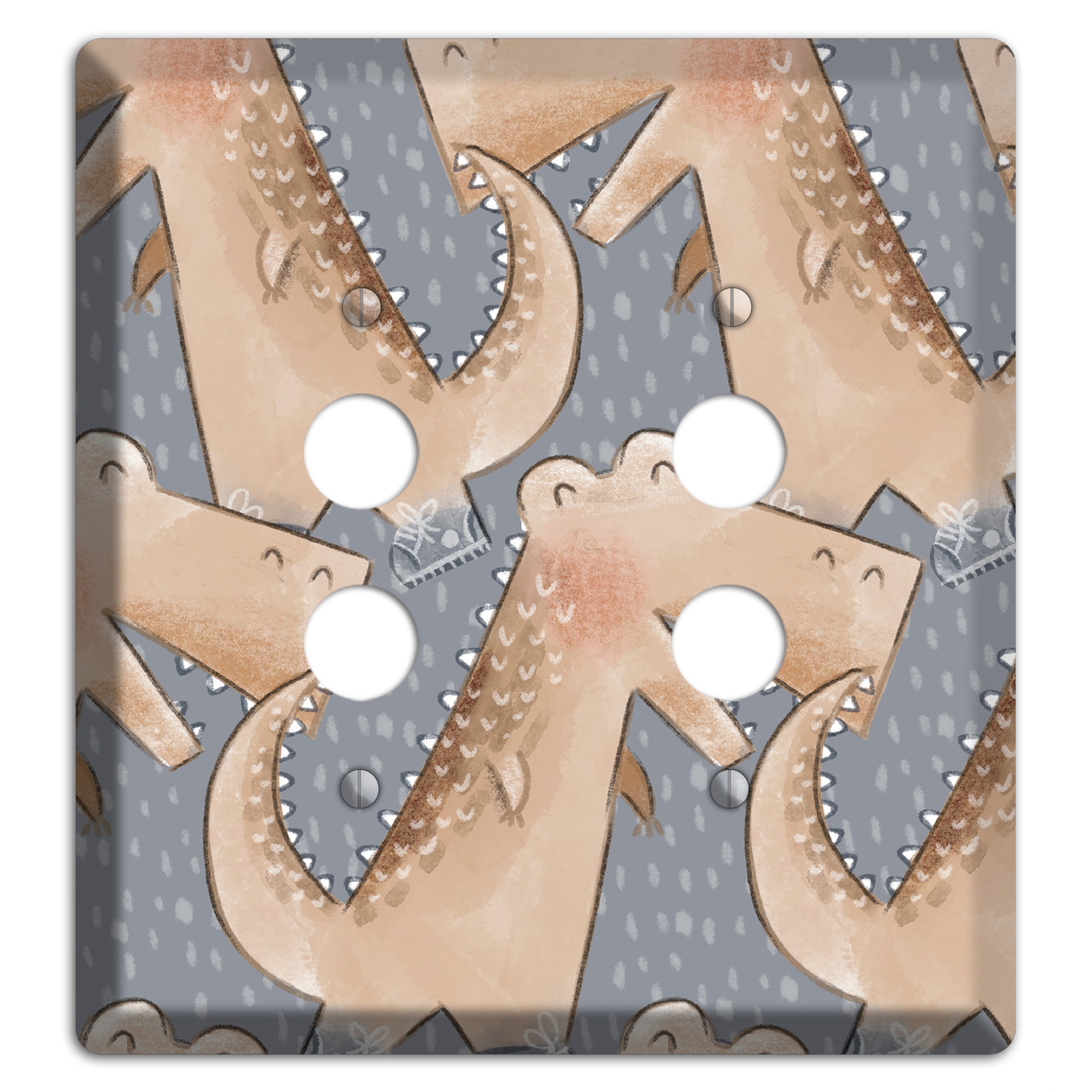 Alligator March 2 Pushbutton Wallplate