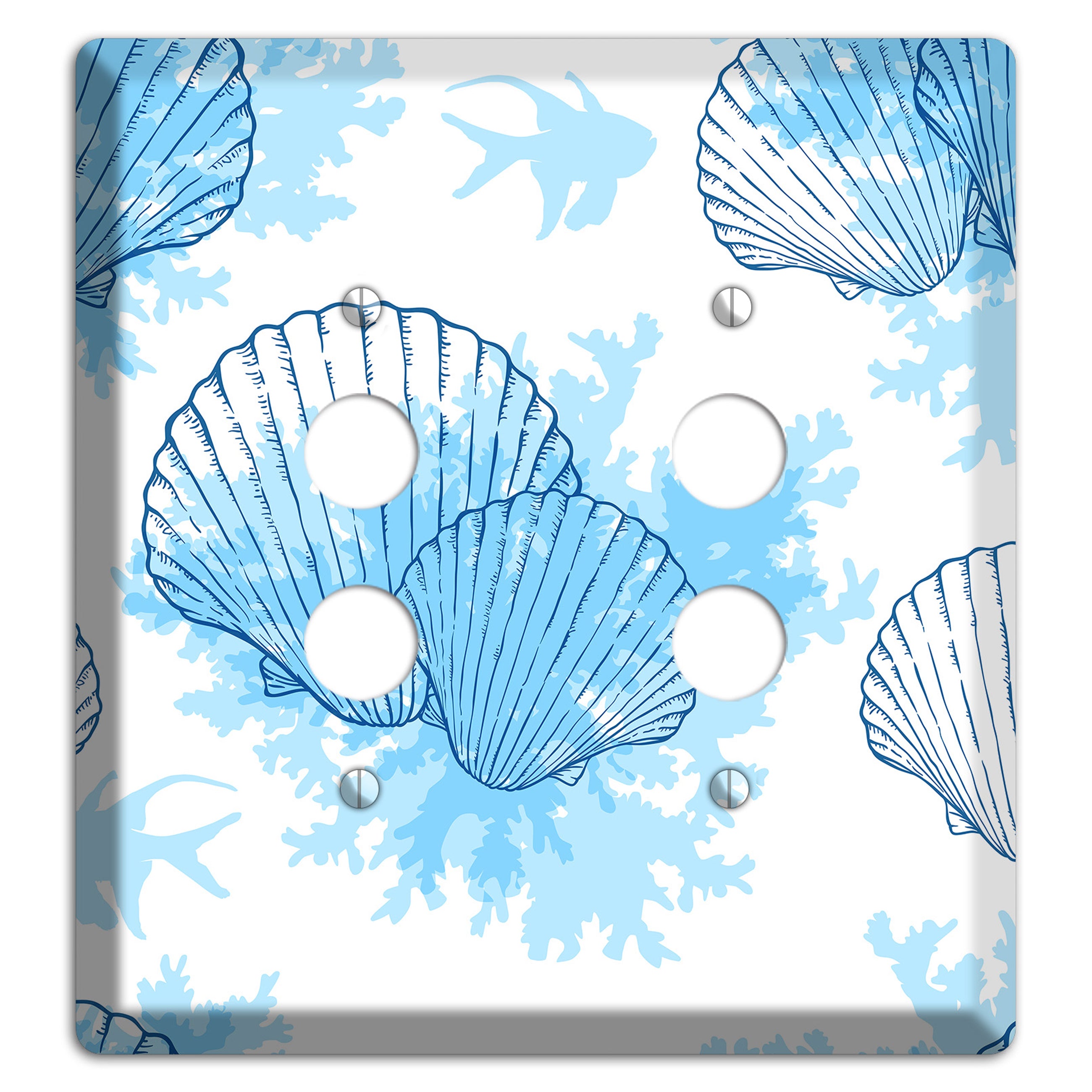 Shells 1 2 Pushbutton Wallplate