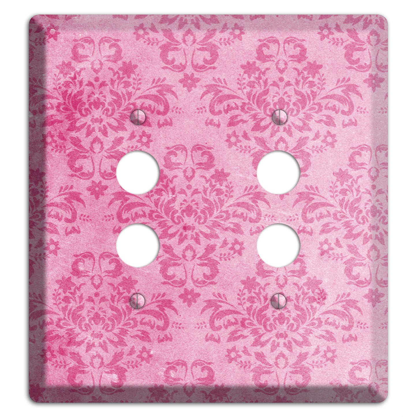 Beauty Bush Pink Texture 2 Pushbutton Wallplate