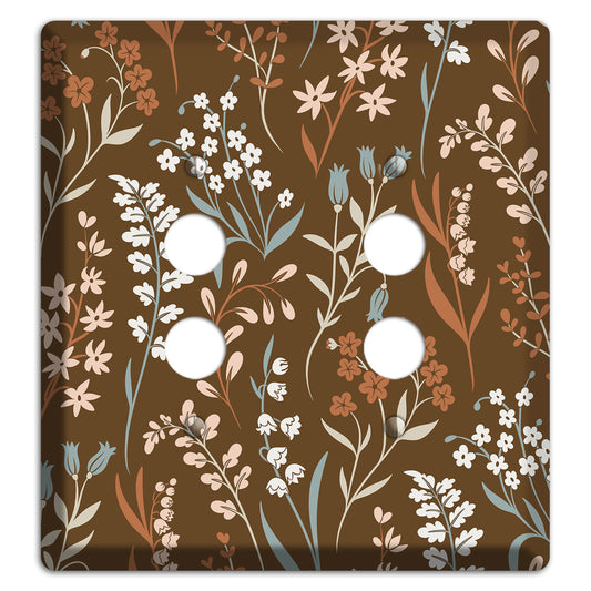 Fall Floral 1 2 Pushbutton Wallplate