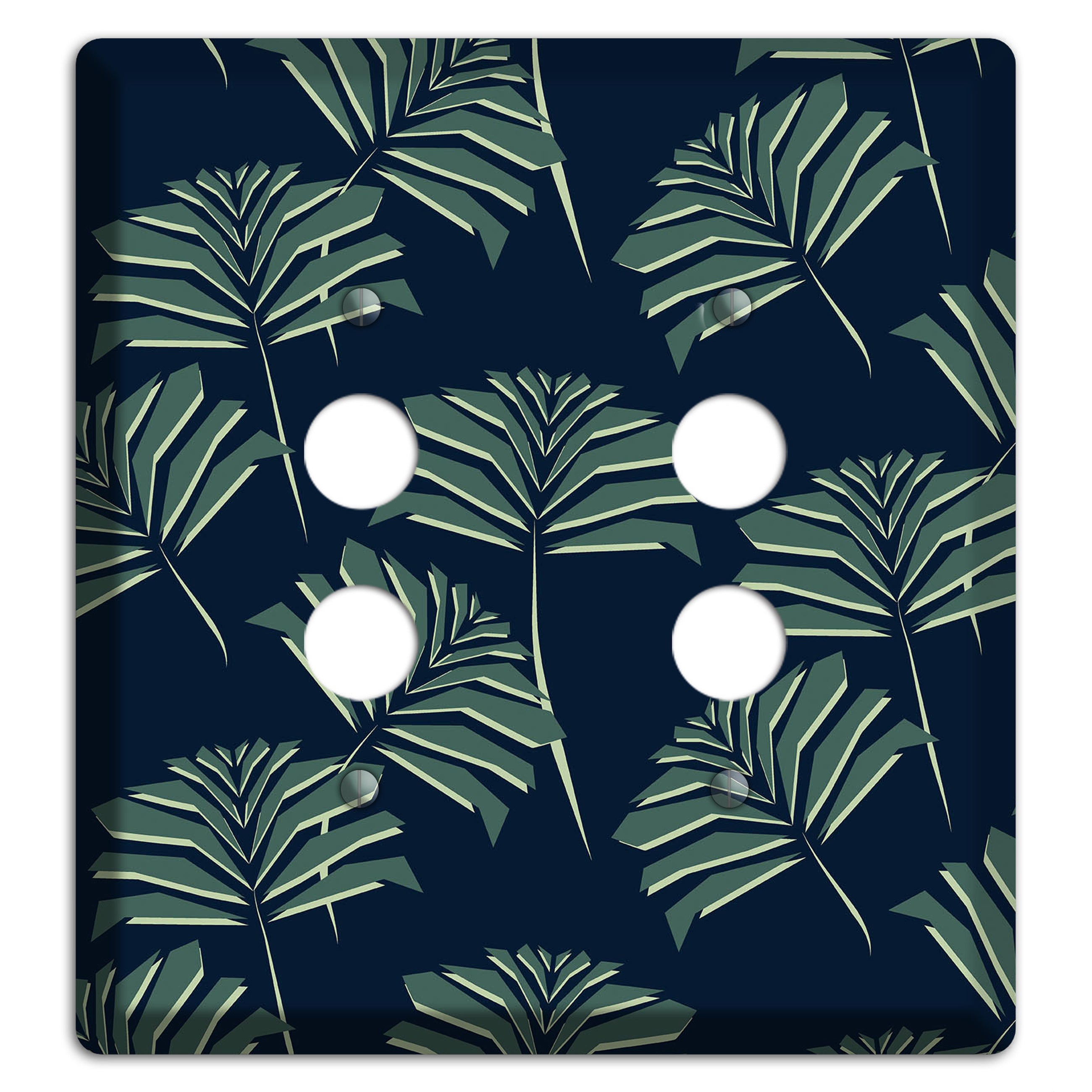 Leaves Style C 2 Pushbutton Wallplate