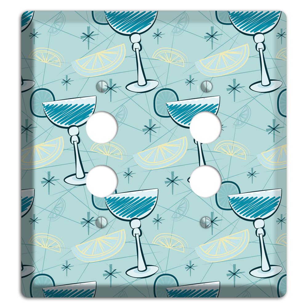 Cocktails 2 Pushbutton Wallplate