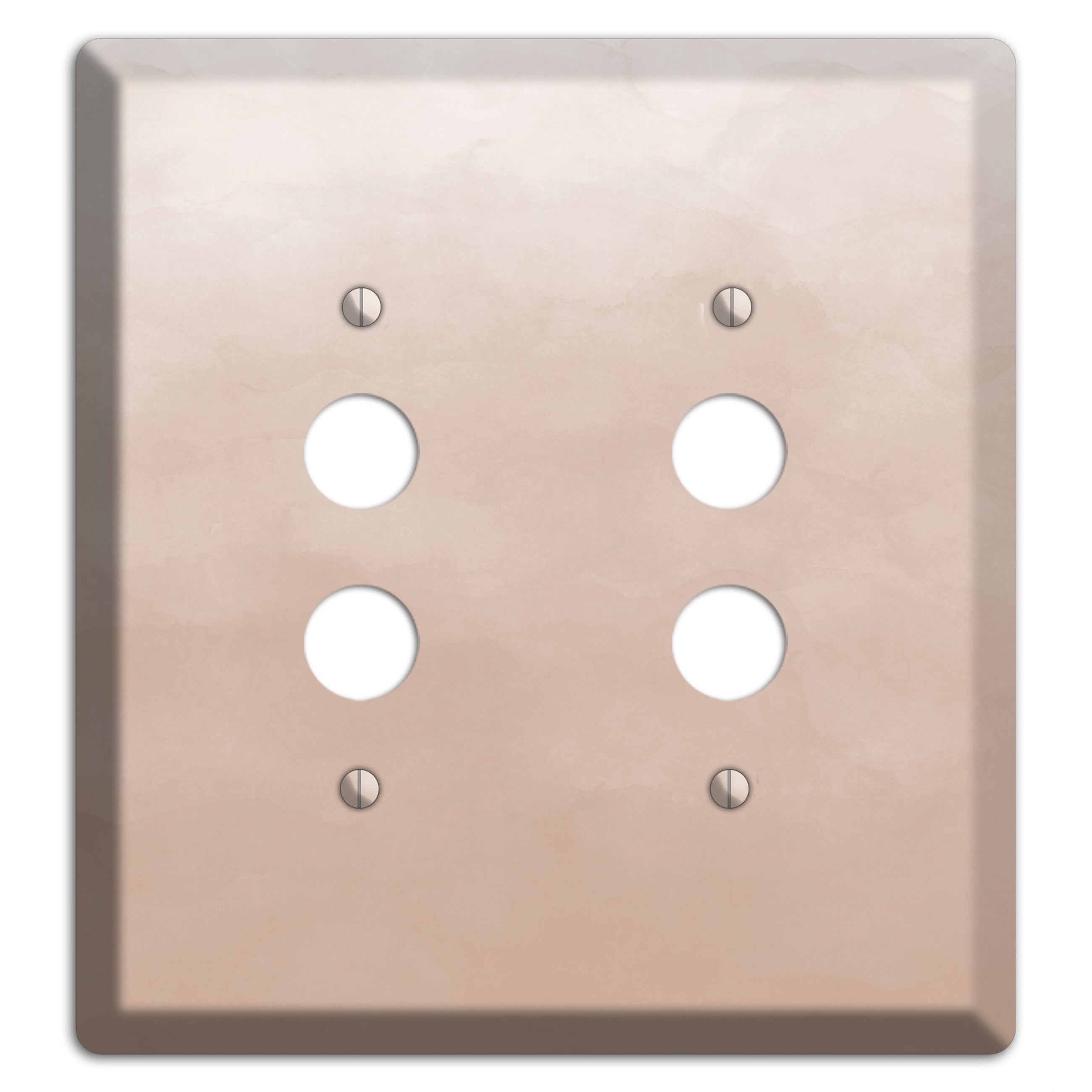 Beige Ombre 2 Pushbutton Wallplate