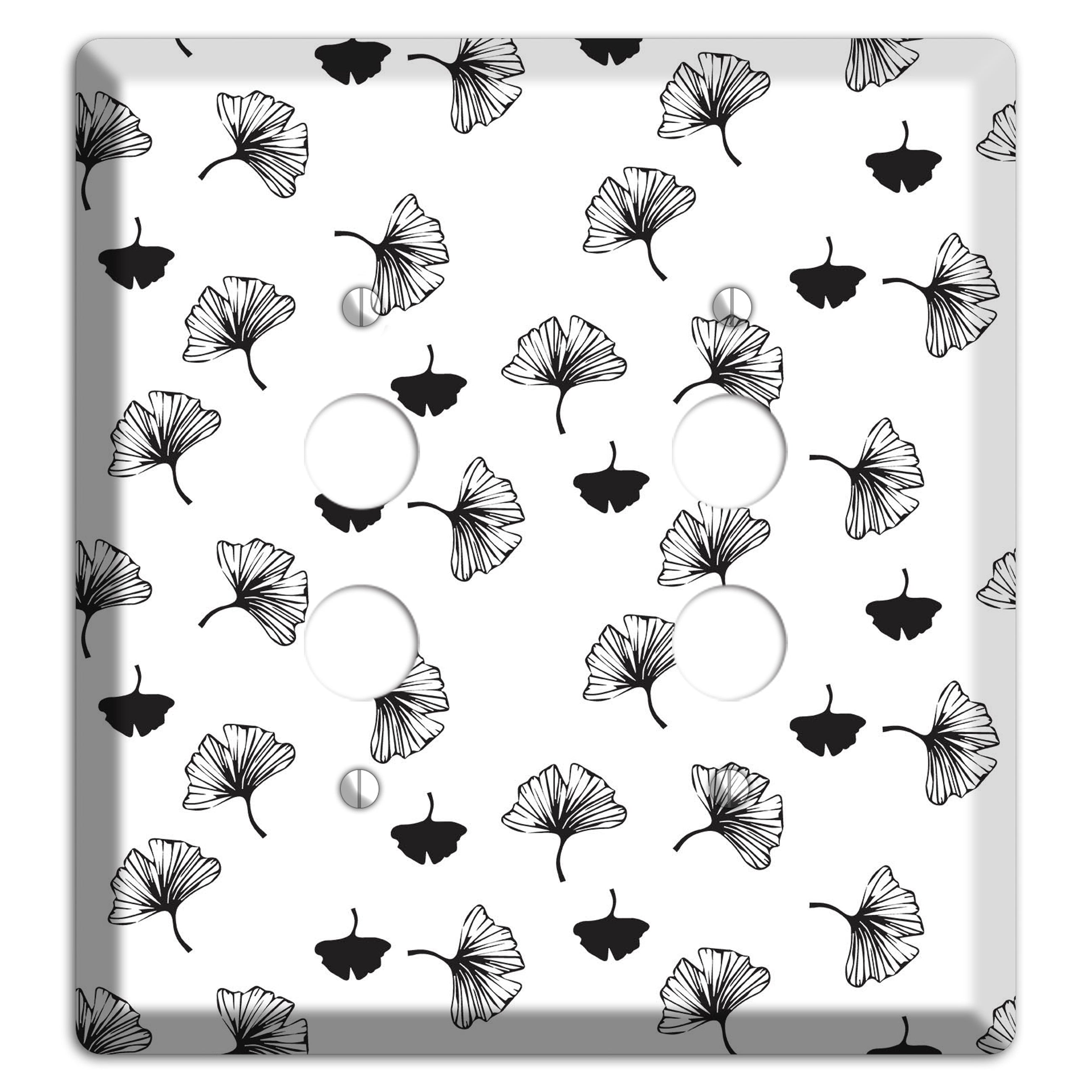 Leaves Style G 2 Pushbutton Wallplate