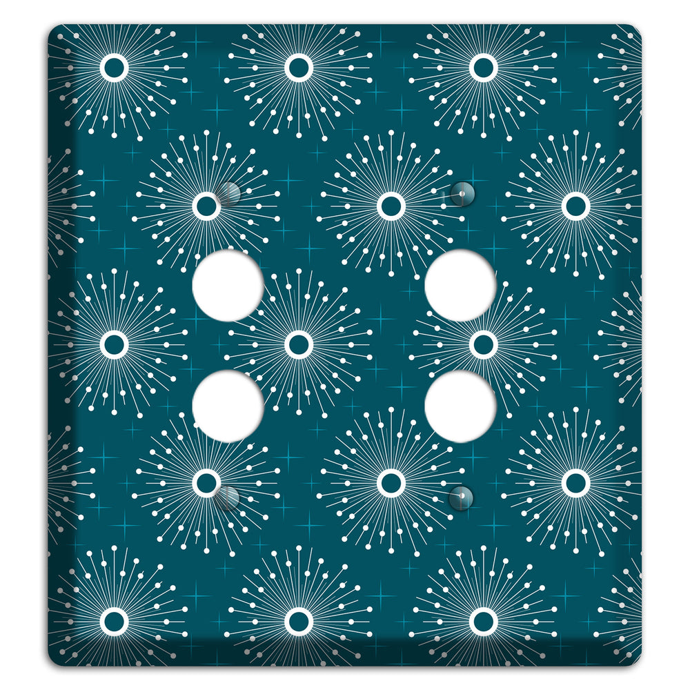 Star Burst 2 Pushbutton Wallplate