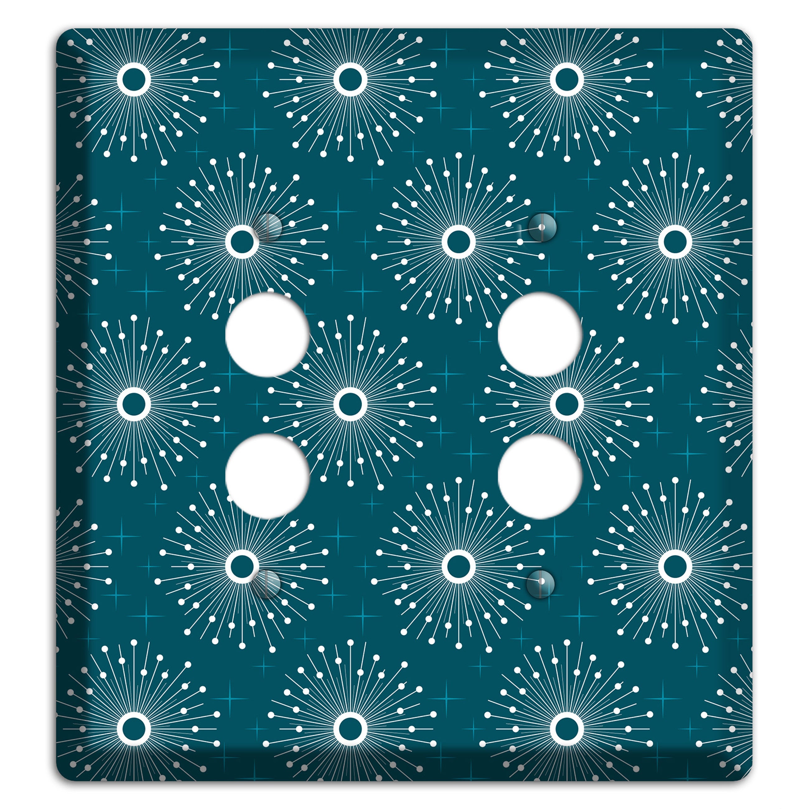 Star Burst 2 Pushbutton Wallplate