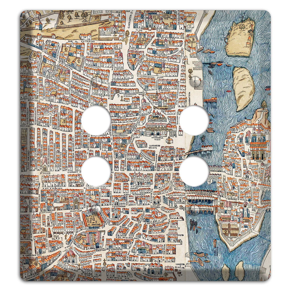 Aerial View 2 Pushbutton Wallplate