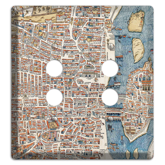 Aerial View 2 Pushbutton Wallplate