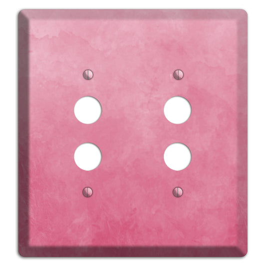 Pink Ombre 2 Pushbutton Wallplate