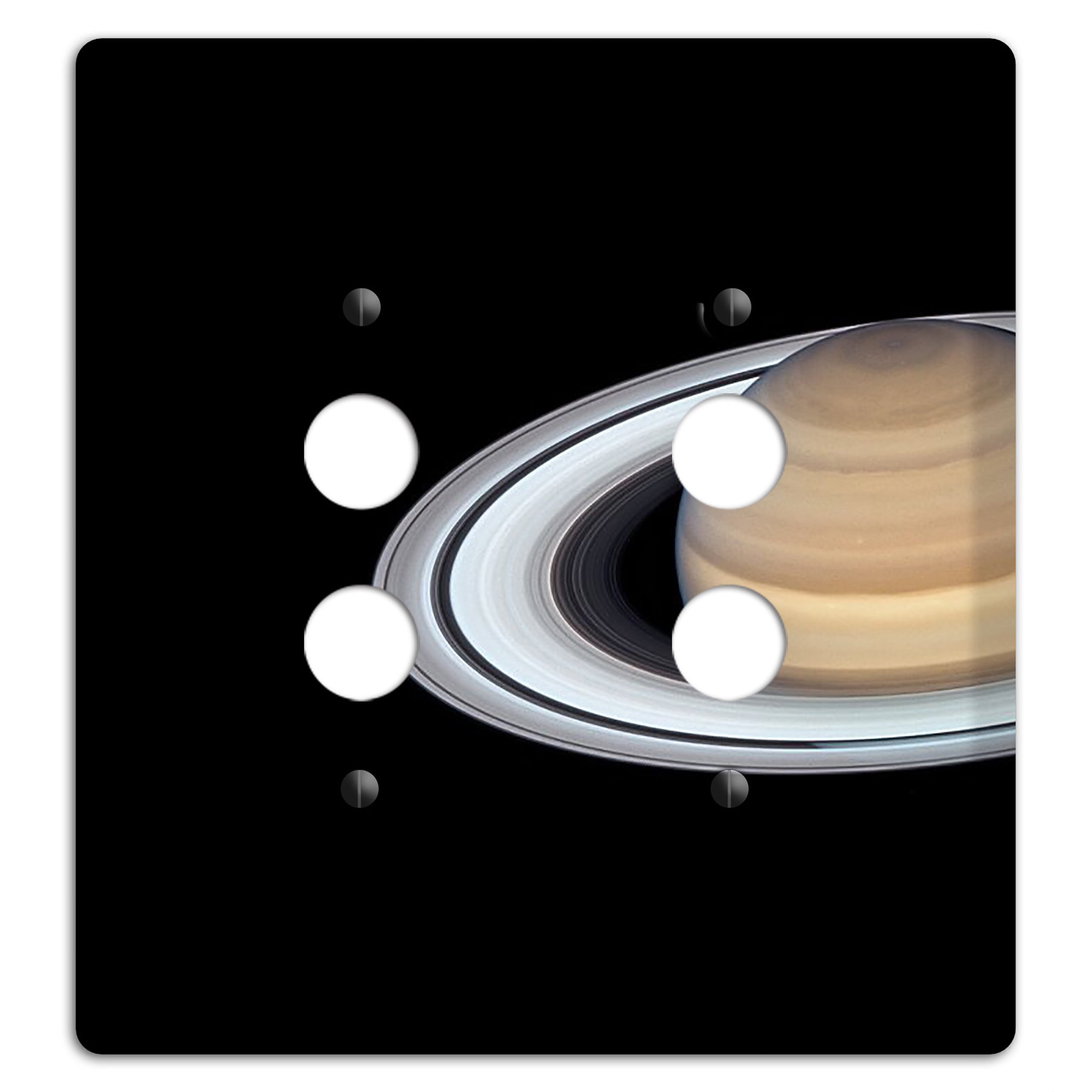 Saturn 2 Pushbutton Wallplate