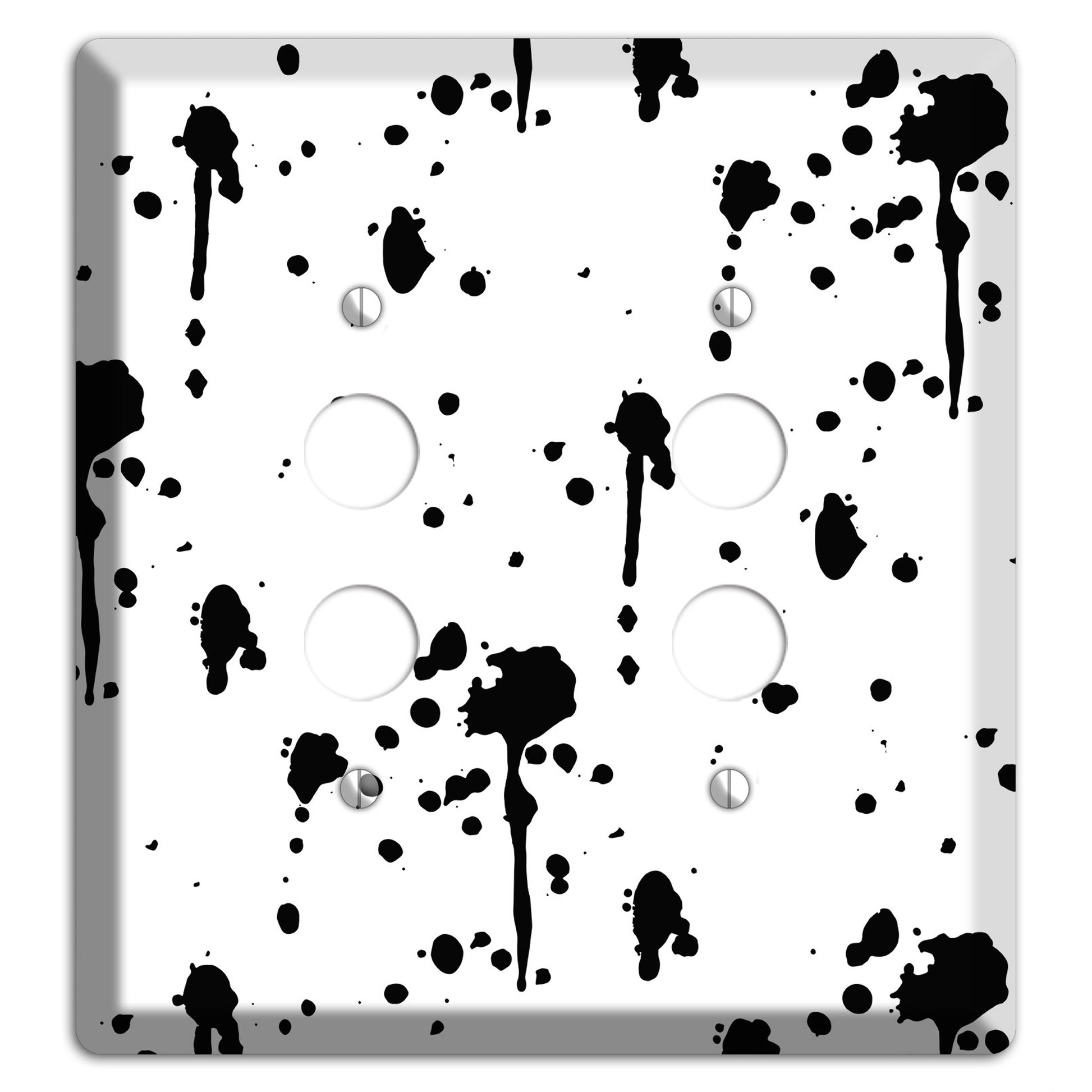 Ink Drips 1 2 Pushbutton Wallplate