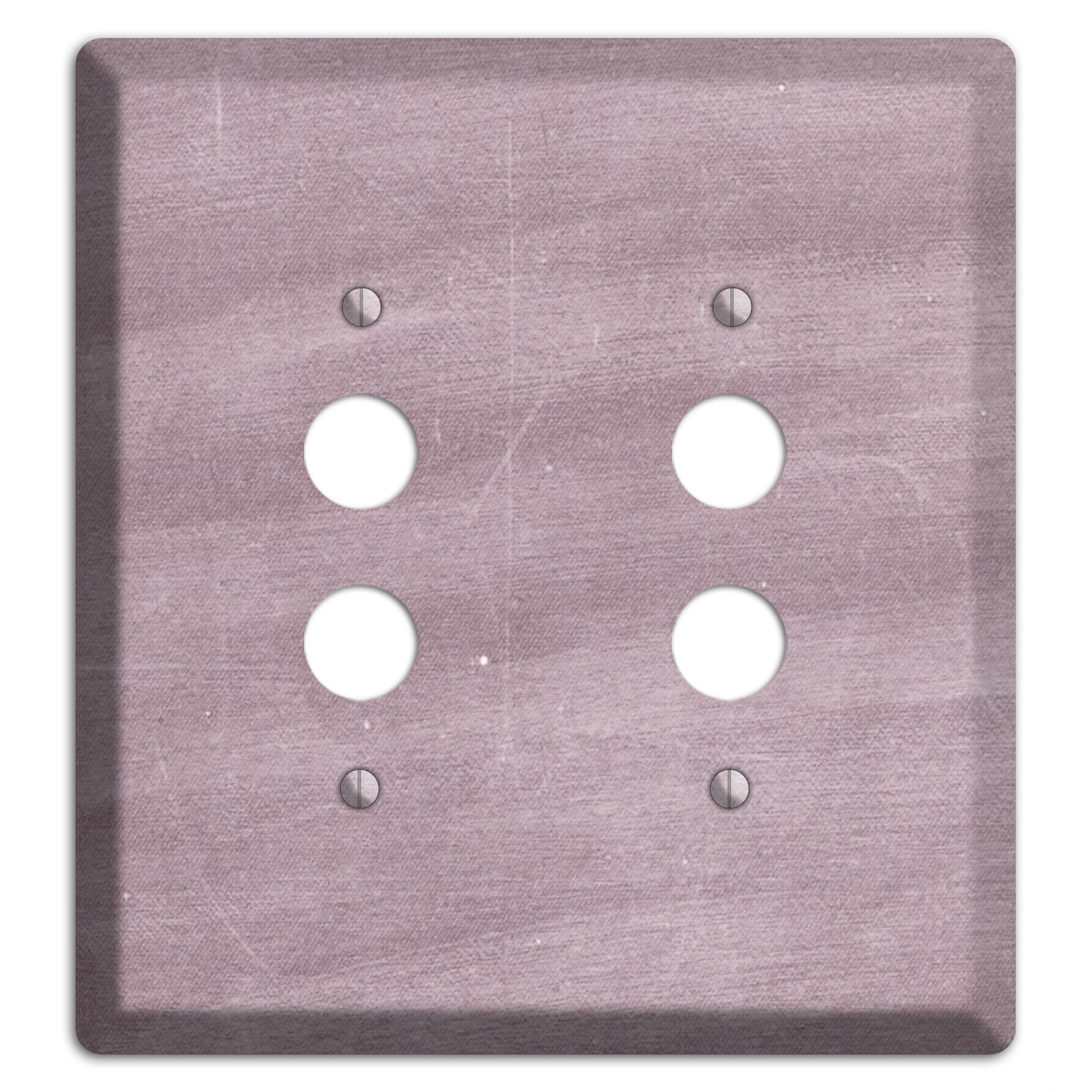 Chalk Light Maroon 2 Pushbutton Wallplate