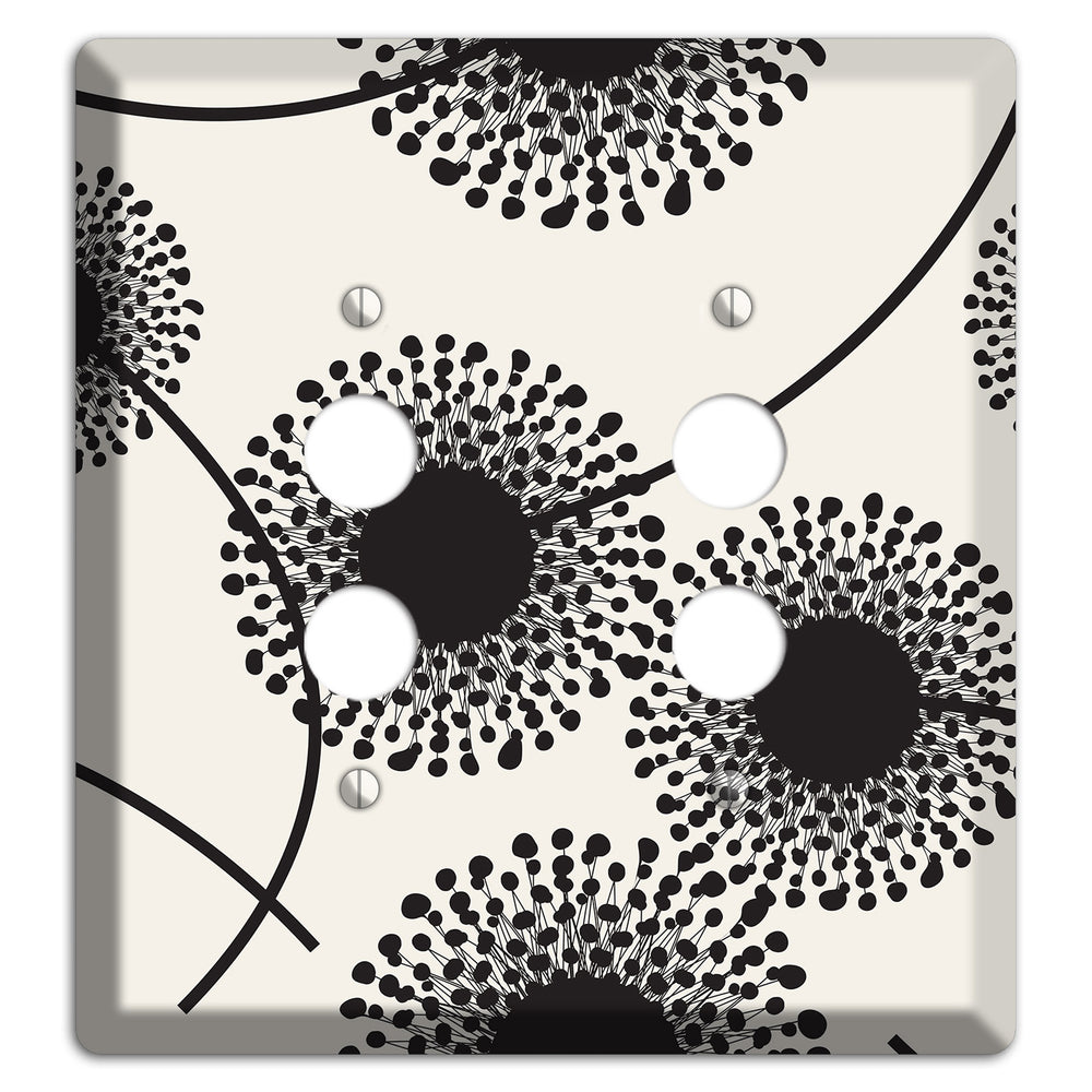 Simple Dandelion 2 Pushbutton Wallplate