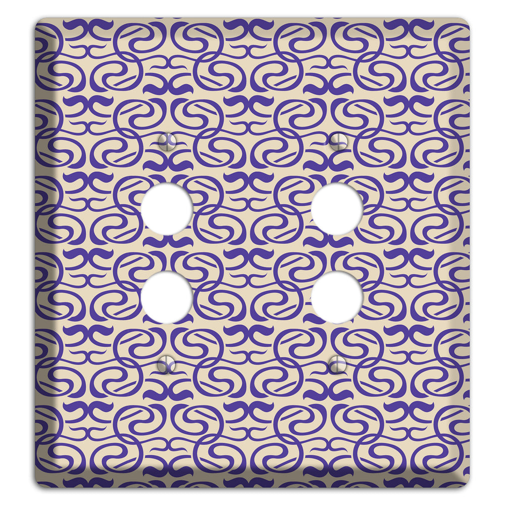 Nouveau Swirls 2 Pushbutton Wallplate