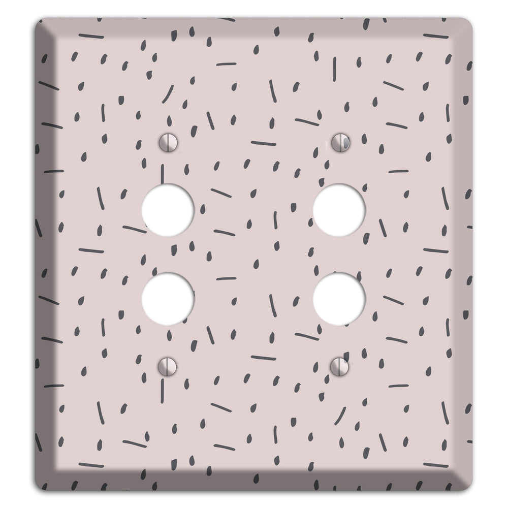 Abstract 18 2 Pushbutton Wallplate