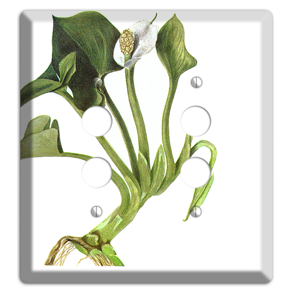 Calla Palustrie 2 Pushbutton Wallplate