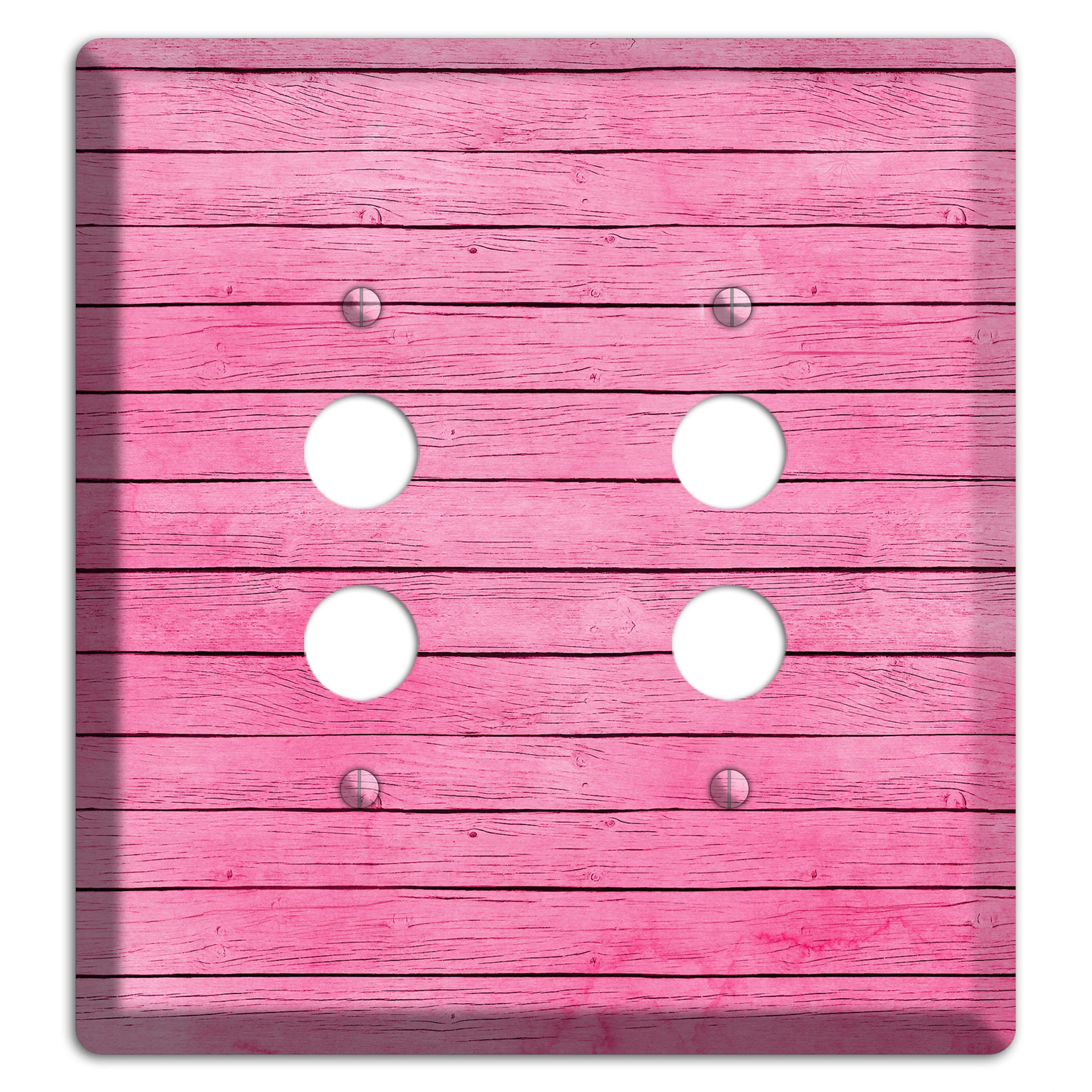 Carissma Pink Texture 2 Pushbutton Wallplate